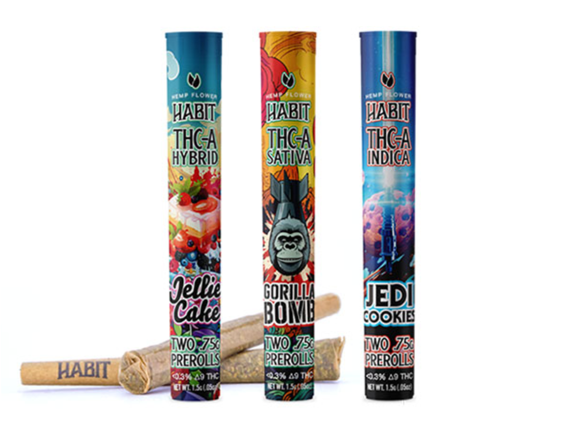 Habit THCa Pre-Rolls 1.5g 2 Count